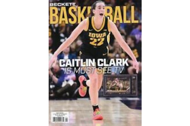 Beckett Basketball Monthly Price Guide Magazine APRIL 2024 Iowa Caitlin Clark