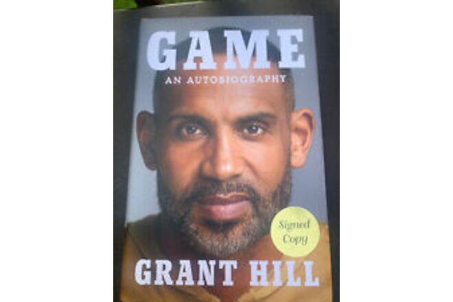 SIGNED BY GRANT HILL~Game: An Autobiography~HCDJ BRAND NEW!  BOOK IN HAND