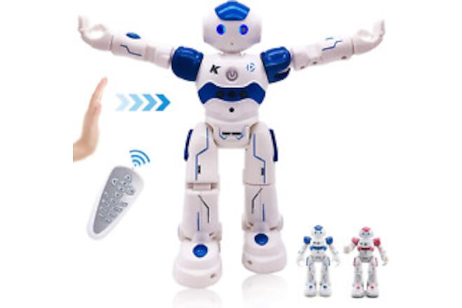 Kids Smart RC AI Robot, Singing Dancing Interactive Talking Gesture Sensing R...