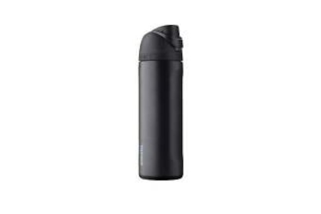 FreeSip Stainless Steel Water Bottle, 24oz, Black