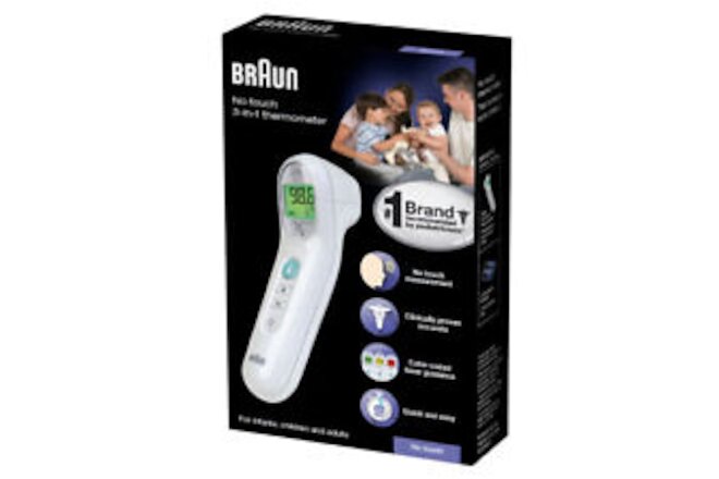 ⭐️NEW⭐️ Braun No Touch 3-in-1 Thermometer [BNT100US] ~SEALED ~FREE SHIPPING ~