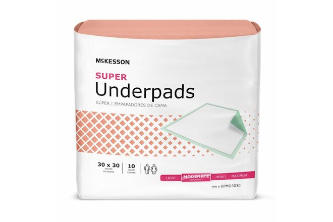 300 McKesson Moderate Absorbency Adult Bed Pad Disposable Incontinence