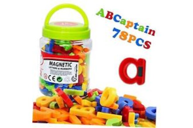 Magnetic Letters Numbers Alphabet ABC 123 Fridge Magnets Preschool Educational