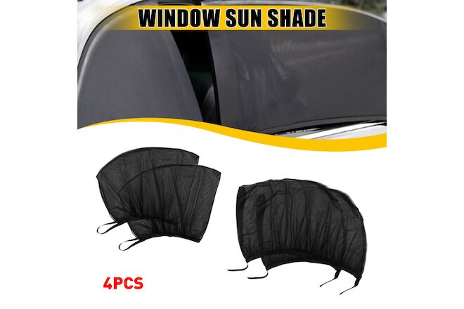 4Pcs Sun Shade Front & Rear Window Screen Cover Sunshade Protector Car USA STOCK