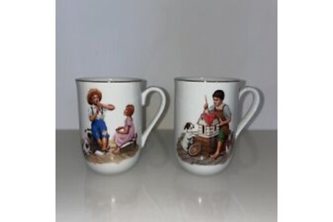 1982 The Norman Rockwell Museum, Inc Collectible Mugs with Handles
