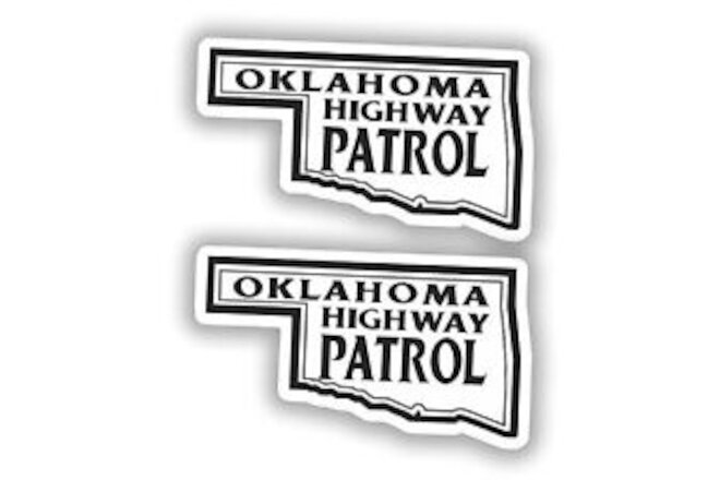 Oklahoma Highway Patrol State Police Vinyl Sticker Decal Cars Trucks Emblem