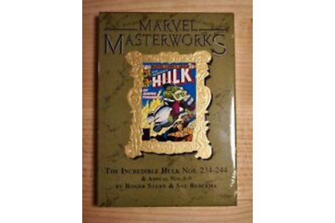 Marvel Masterworks Hulk 15 variant 306 new and sealed