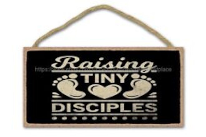 auto shop garage raising tiny disciples Christian inspirational quote wood sign
