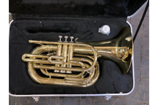 Marching  Baritone,  with case and mouthpiece, new