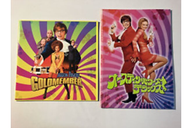 Lot of 2 Austin Powers Japanese Movie Program Books The Spy WSM In Goldmember