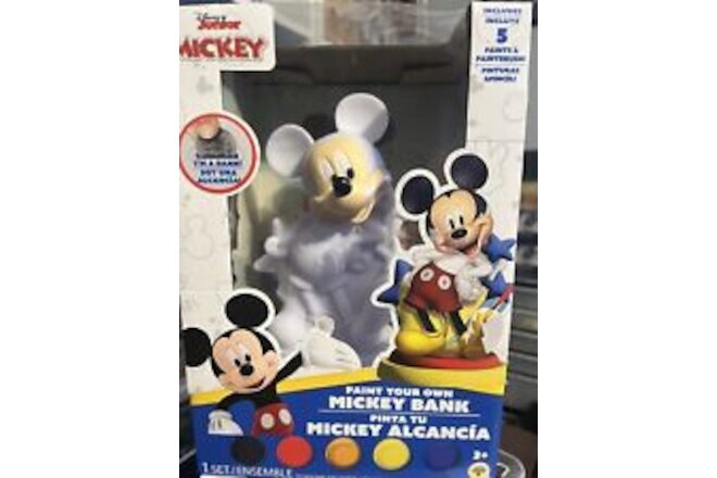 Disney Junior Mickey Mouse Paint Your Own Bank