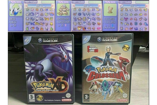 Bundle of all 58 Purified Shadow Pokemon Colosseum (Untouched) NGC