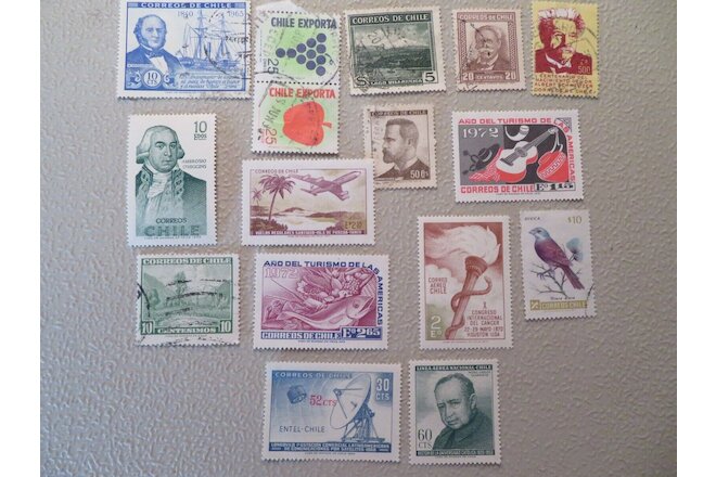 Used Chile Postage Stamps #34