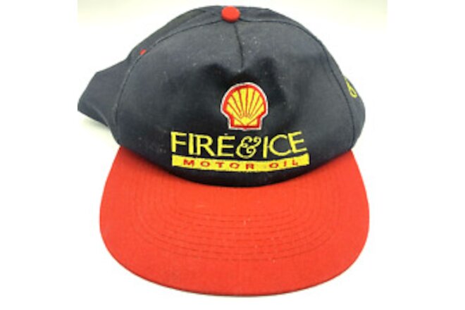Shell Gas Fire & Ice Motor Oil Dale Jarrett Nascar 18 Vintage Hat Cap