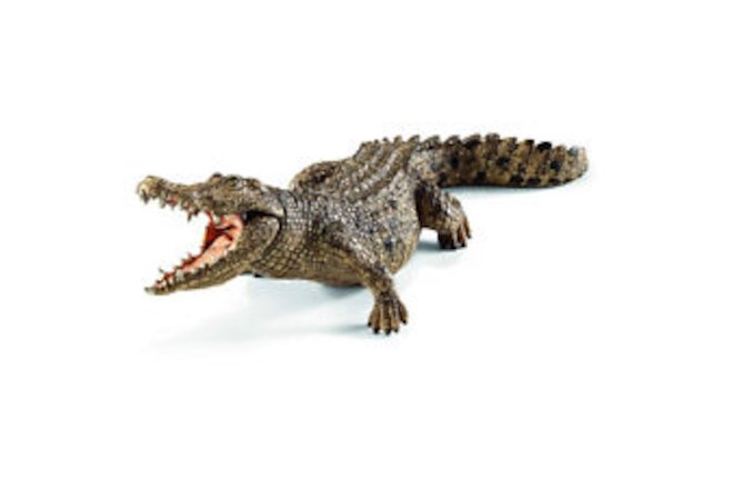 Crocodile Toy Alligator Action Figure Toy with Movable Jaw  Wildlife Animals