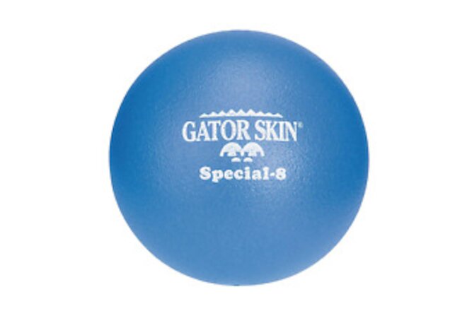 Gator Skin Special-8 Foam Ball. 8" Blue, PU Coated Ball with Medium Density F...