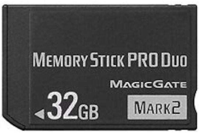 MS 32GB Memory Stick Pro Duo MARK2 for PSP 1000 2000 3000 Black