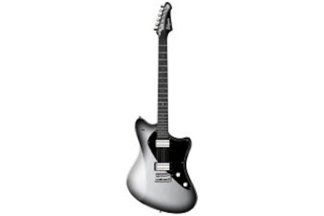 Balaguer Espada Baritone Standard Guitar, Ebony, Gloss Metallic Silverburst
