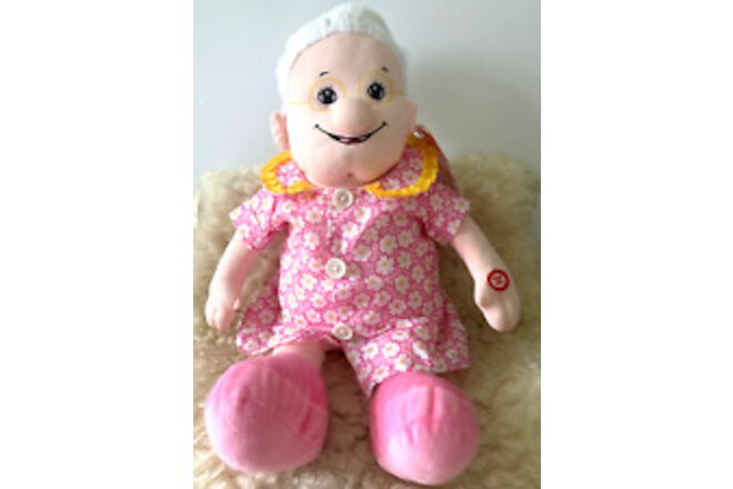 Baby Abuelita Rosa Doll With Music Plush Grandmother Doll 18" NWT