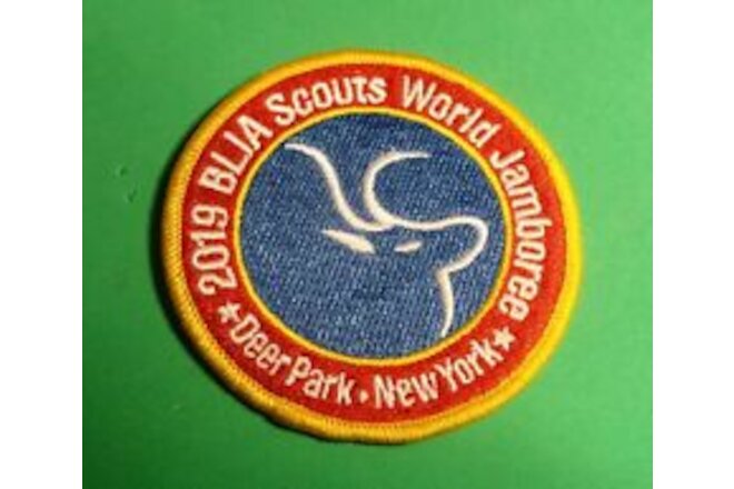 24th WSJ 2019 World Scout Jamboree Patch: BLIA - DEER PARK, NEW YORK