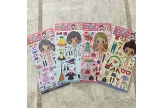 Japanese anime doll stickers