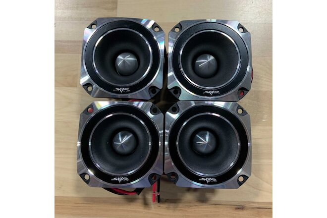 (x4) USED SKAR AUDIO VX35-ST 3.5" 500 WATT TITANIUM SUPER TWEETERS (2 PAIR)