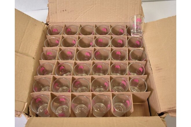 Pink Whitney Barstool Sports 1.75 oz Glass Shot Glasses by Libbey 72 Pack Case