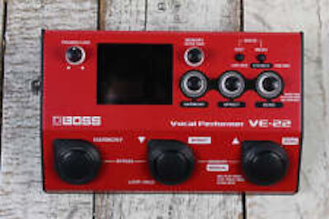 Boss VE-22 Vocal Performer Effects Processor Vocal Effects and Looper Pedal