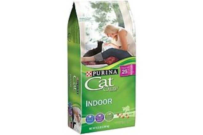 Cat Food, Indoor, 6.3-Lb. Bag -17017