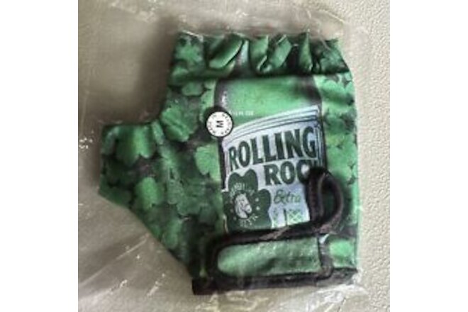 Rolling Rock Beer Glove With Shamrocks For St. Patrick’s Day
