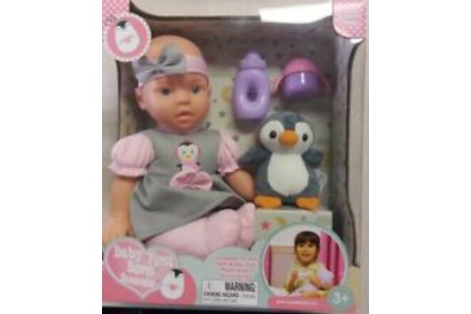 Uneeda Baby First Born Samantha 14" Baby Girl Doll & Accessories