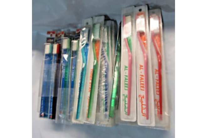 40 Pack Individually Wrapped Toothbrushes Bulk Disposable Travel Toothbrushe