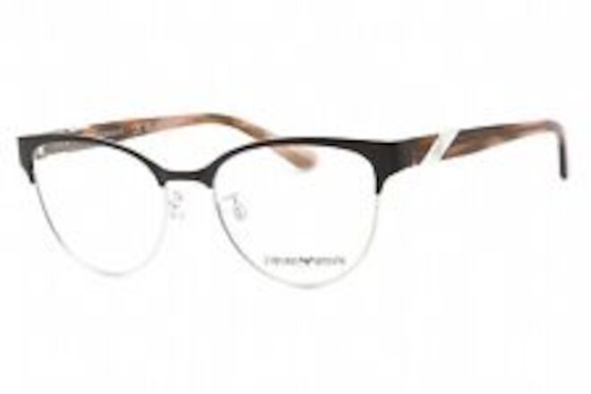 EMPORIO ARMANI 0EA1130 3178 Eyeglasses Shiny Brown Silver Frame 52mm