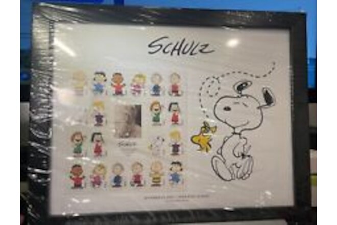 2022 Charles Schulz 100th Centennial Framed Collectible - Brand New