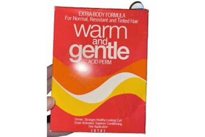 1990s ZOTOS Warm And Gentle Acid Perm Extra Body Formula VINTAGE NOS