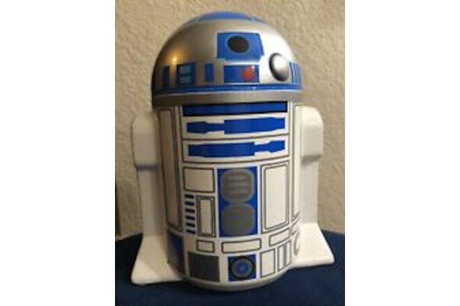 Star Wars R2-D2 R2D2 7.5” Tall Ceramic Coin Piggy Bank