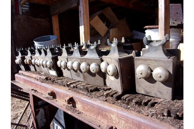 One Thousand Four Hundred or "1400" Old Oak Crank Wall Phones with Generator
