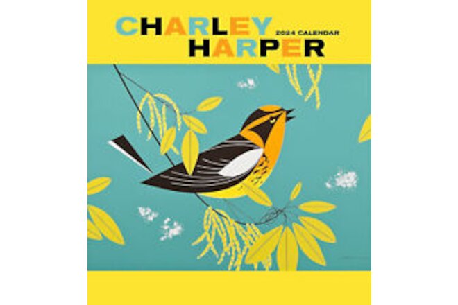 Charley Harper 2024 Mini Wall Calendar NEW Sealed 6.5" x 7"