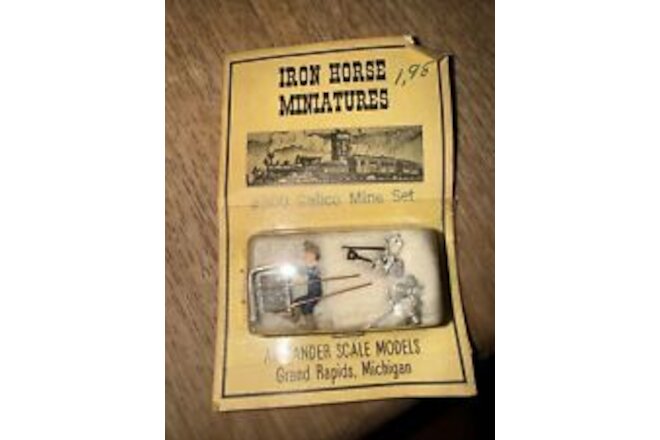 Vintage Alexander Scale Models, Iron Horse Miniature "#800 Calico Mine Set" New