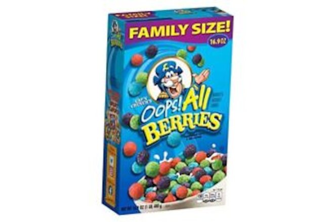 Cereal, Oops All Berries, 16.9oz Box Cap'n Crunch Crunch Oops All Berries