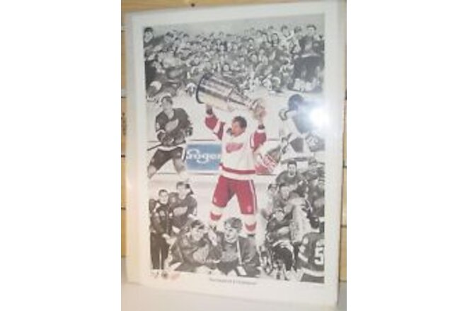 Red Wings Vladimir Konstantinov "Heart of  a Champion" Lithograph Sealed COA