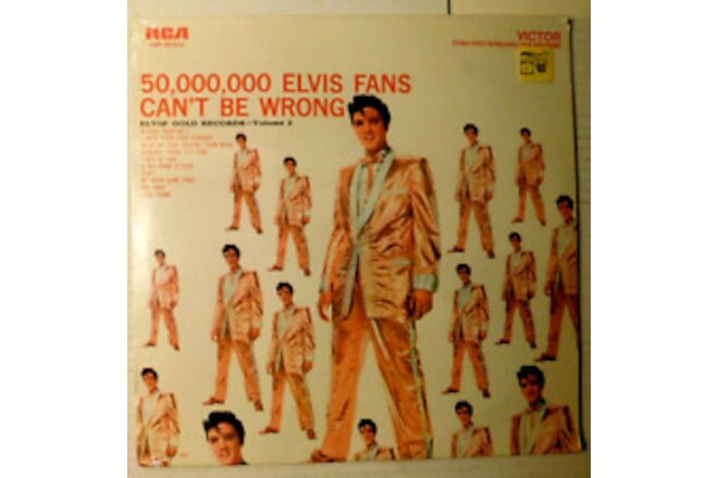 SEALED LP 50,000,000 Elvis Fans Can't Be Wrong RCA Victor LSP 2075(e)