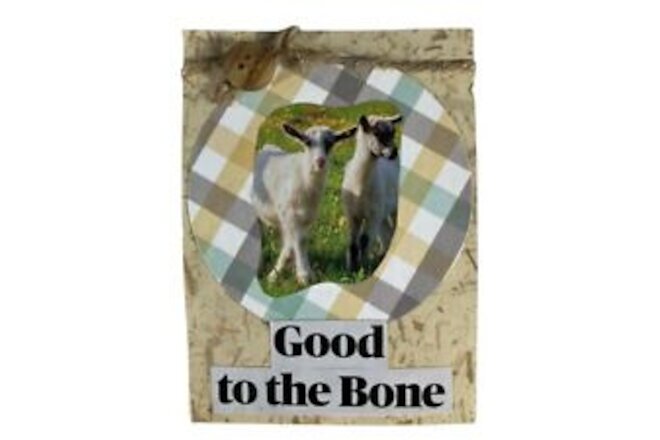 ACEO ATC Original Collage Goats Mixed Media Animal Series Art Cards Cute