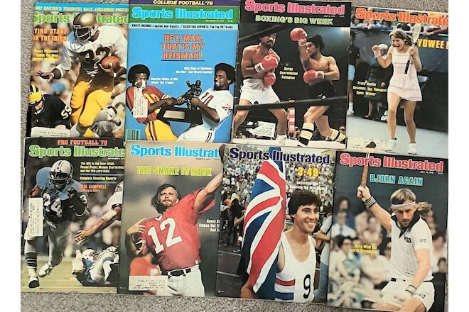 Sports Illustrated July - Sept 1979 LOT 14 Vintage Issues (sold as LOT or solo)