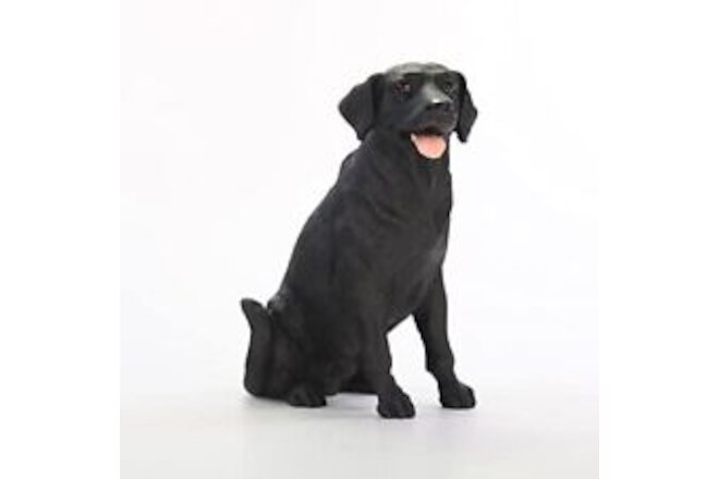 Black Lab Dog Figurine