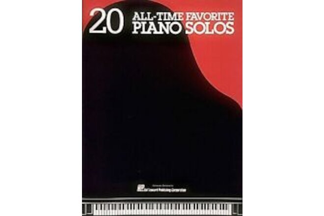 20 ALL-TIME FAVORITE PIANO SOLOS MUSIC BOOK HAL LEONARD SONGBOOK NEW ON SALE