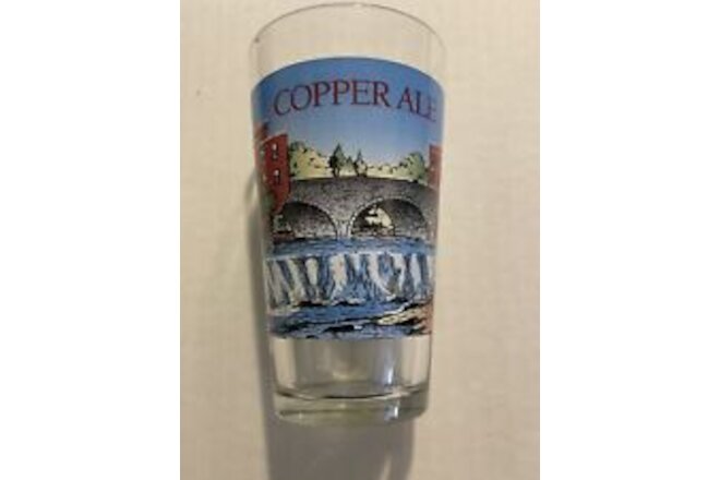 Otter Creek Brewing Middlebury Vermont Logo Pint Beer Glass~ Barware~  Man Cave