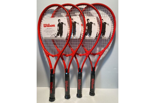 Wilson Pro Staff Precision XL 110 Tennis Racket All 4 3/8" Grip *LOT OF 4*