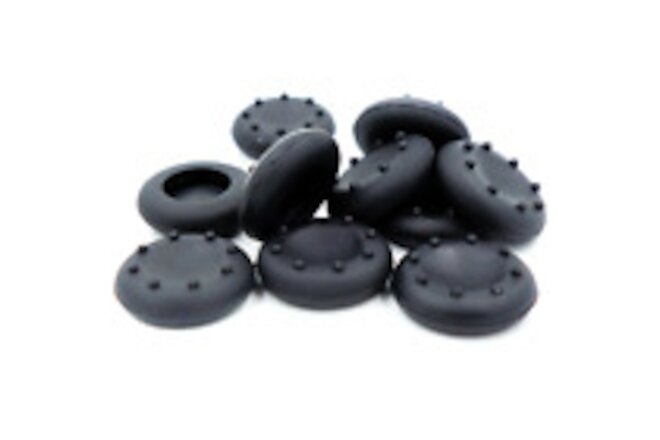 10x Black Thumbstick Grips Cap Cover Thumb Stick Grip for Xbox 360 PS4 Wii
