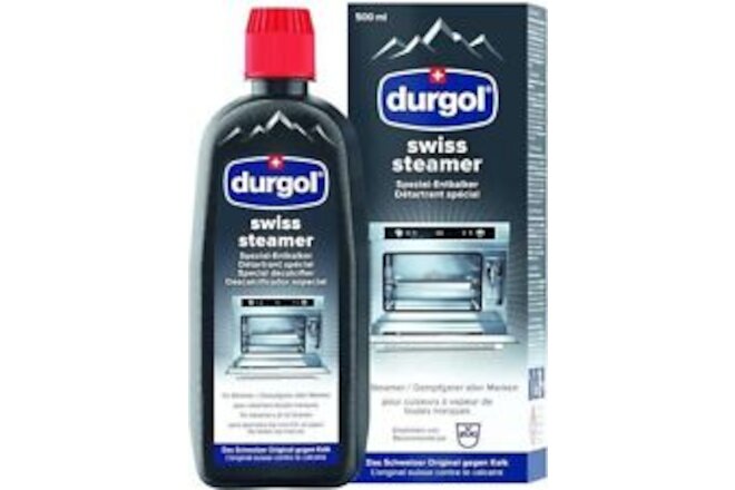 Durgol Swiss Steamer, Descaler and Decalcifier 16.9 Fl Oz (Pack of 1), Blue